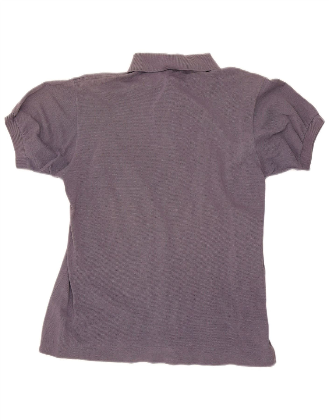Lacoste Herren-Poloshirt, Größe 4, mittelviolette Baumwolle