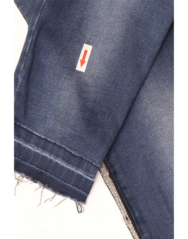 Benetton Damen Skinny Jeans W27 L27 Blau