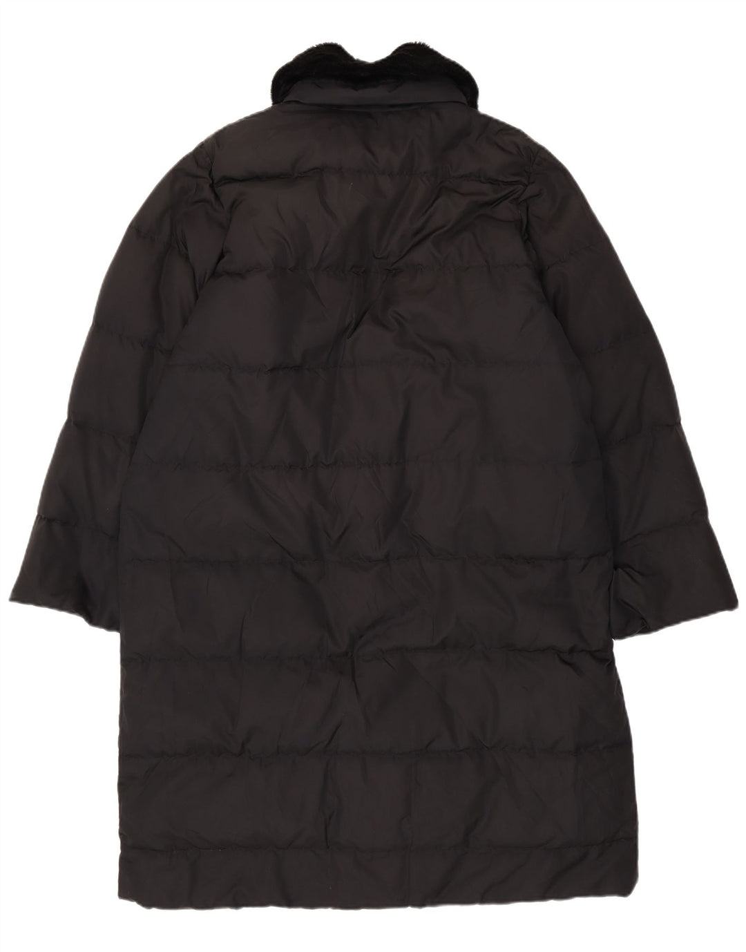Max Mara Γυναικείο Σαββατοκύριακο Oversized padded παλτό UK 12 Medium Black Polyamide