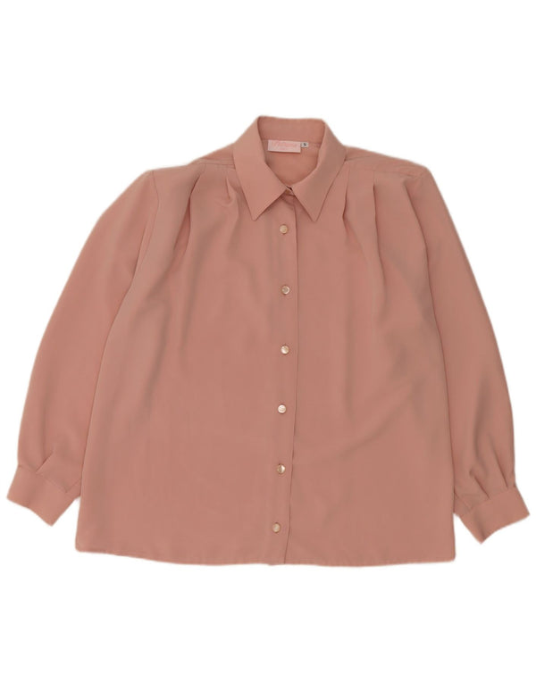 Patricia Damen Hemdbluse UK 10 Small Rosa Viskose