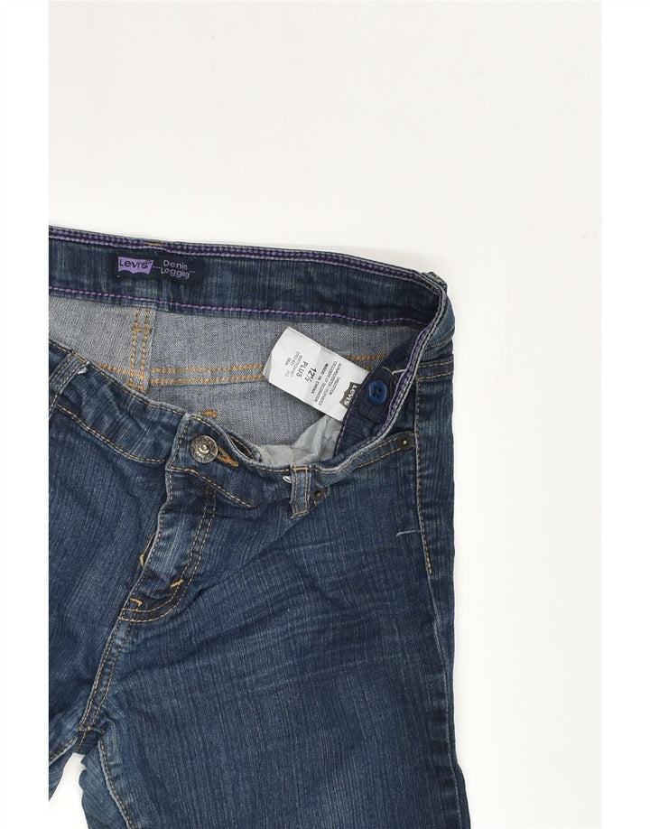 LEVI'S Girls Legging Slim Jeans 11-12 Years W29 L23 Navy Blue Cotton | Vintage Levi's | Thrift | Second-Hand Levi's | Used Clothing | Messina Hembry 
