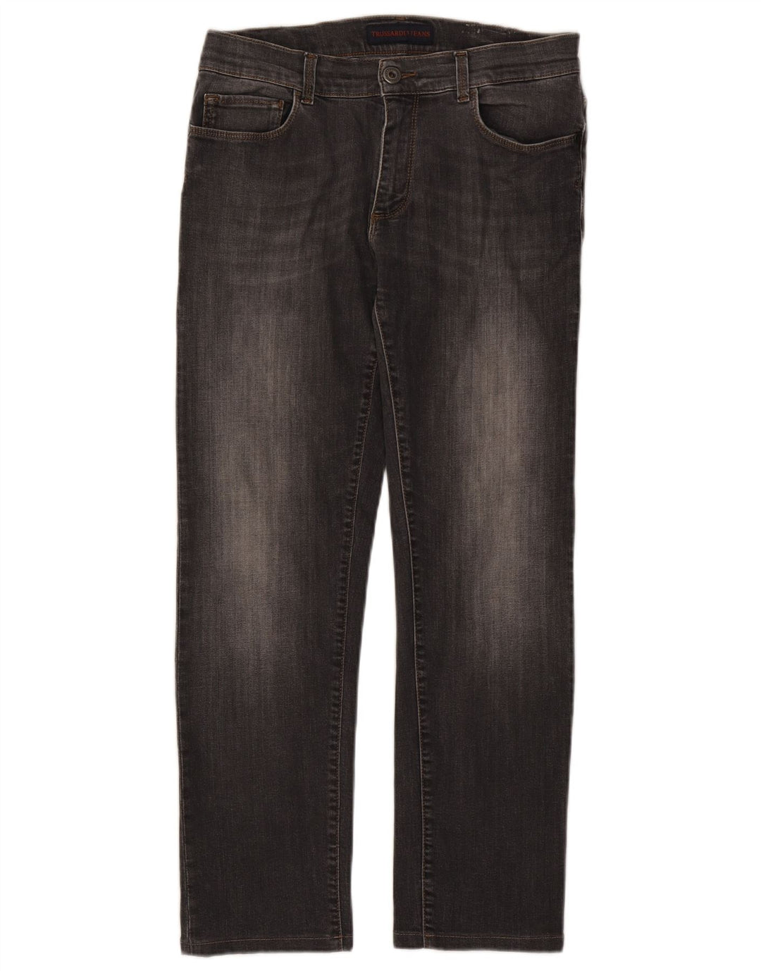 TRUSSARDI Womens Straight Jeans W30 L27 Grey