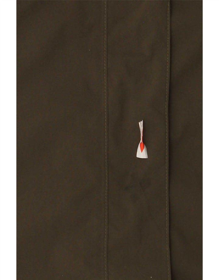 The North Face Womens Hooded Windbreaker Jacket UK 14 Medium Khaki