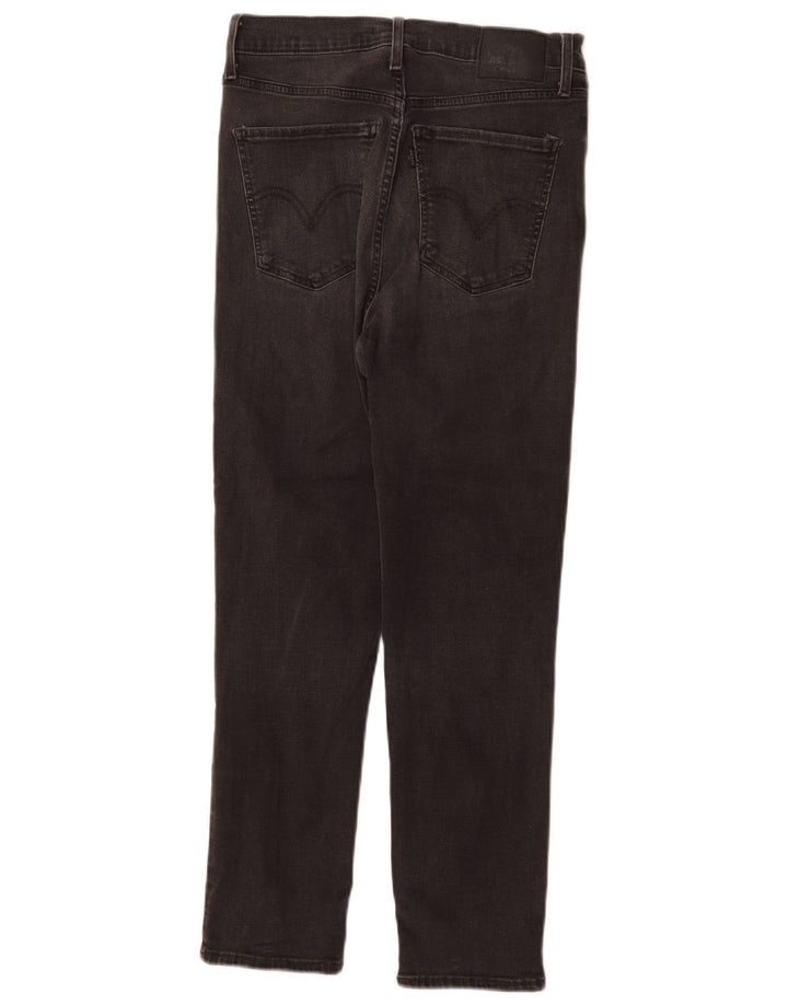 Levi's Womens Mile High Slim Jeans W29 L26 Black Cotton