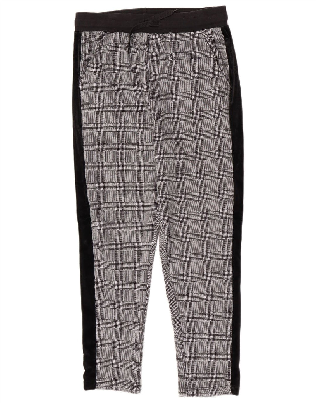 Zara Pantalon court slim pour homme Medium W31 L25 Gris pied-de-poule Polyester
