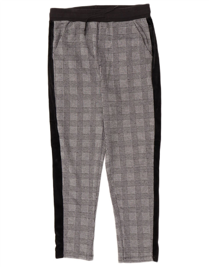 Zara Pantalon court slim pour homme Medium W31 L25 Gris pied-de-poule Polyester