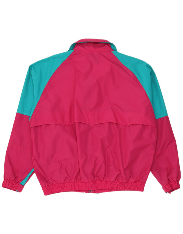 Bad Lands Veste de pluie pour homme UK 42 XL Rose Colorblock Nylon