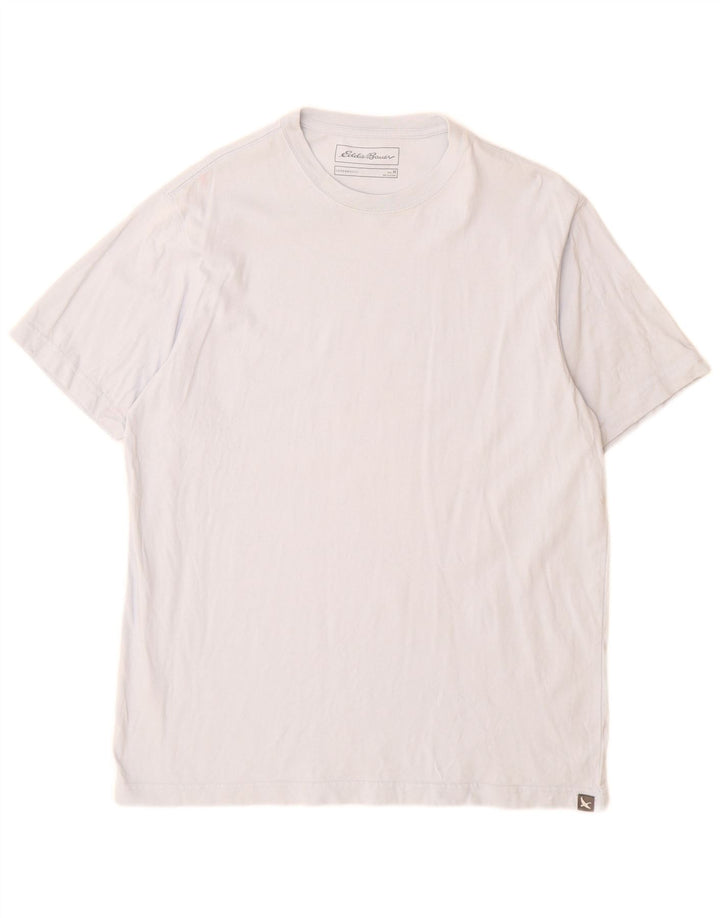 Eddie Bauer Herre T-Shirt Top Medium Hvid Bomuld