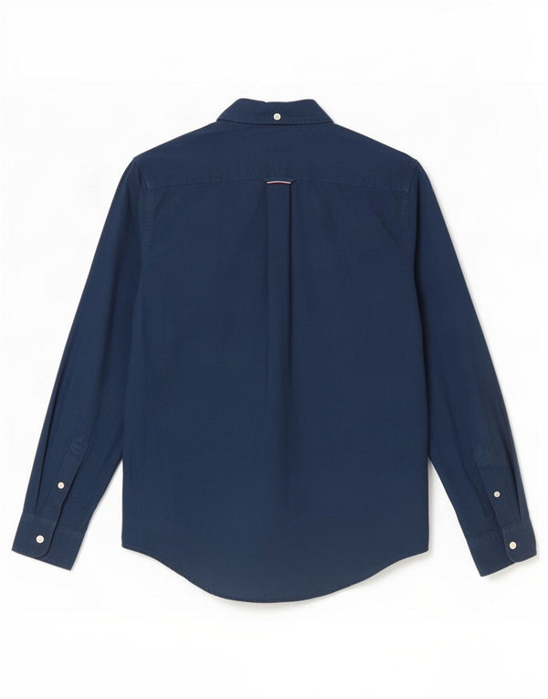 Camisa Tommy Hilfiger Hombre Small Azul Marino Algodón