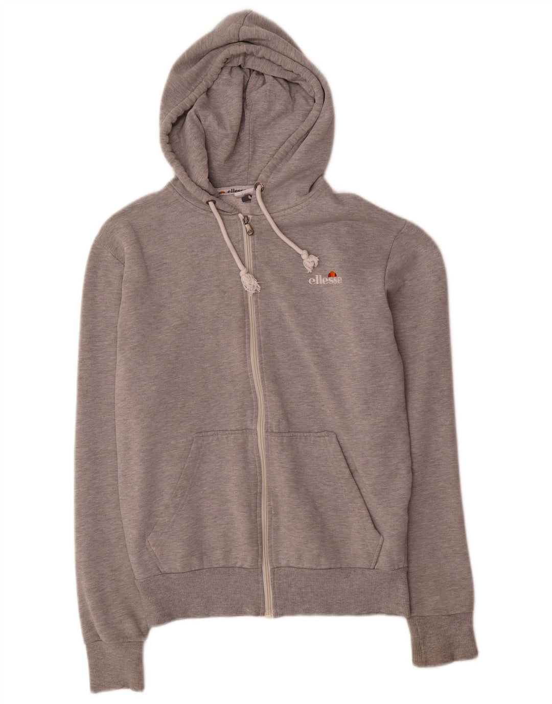 Ellesse Mens Zip Hoodie Sweater Small Grey