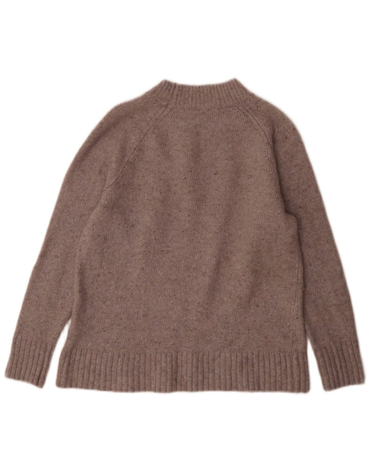 White Stuff Womens Turtle Neck Jumper Sweater UK 14 Large Grey Flecked