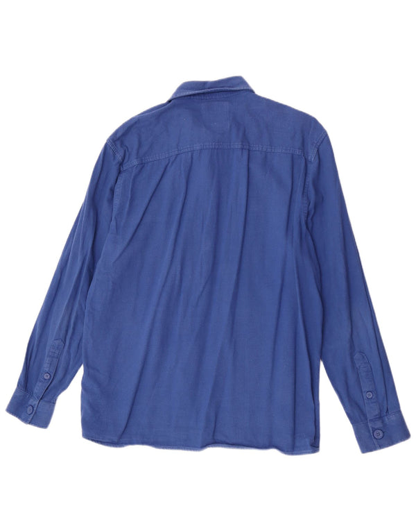 Crew Clothing Camicia da uomo grande in cotone blu