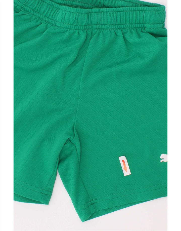 Puma Boys sport rövidnadrág 7-8 éves zöld poliészter