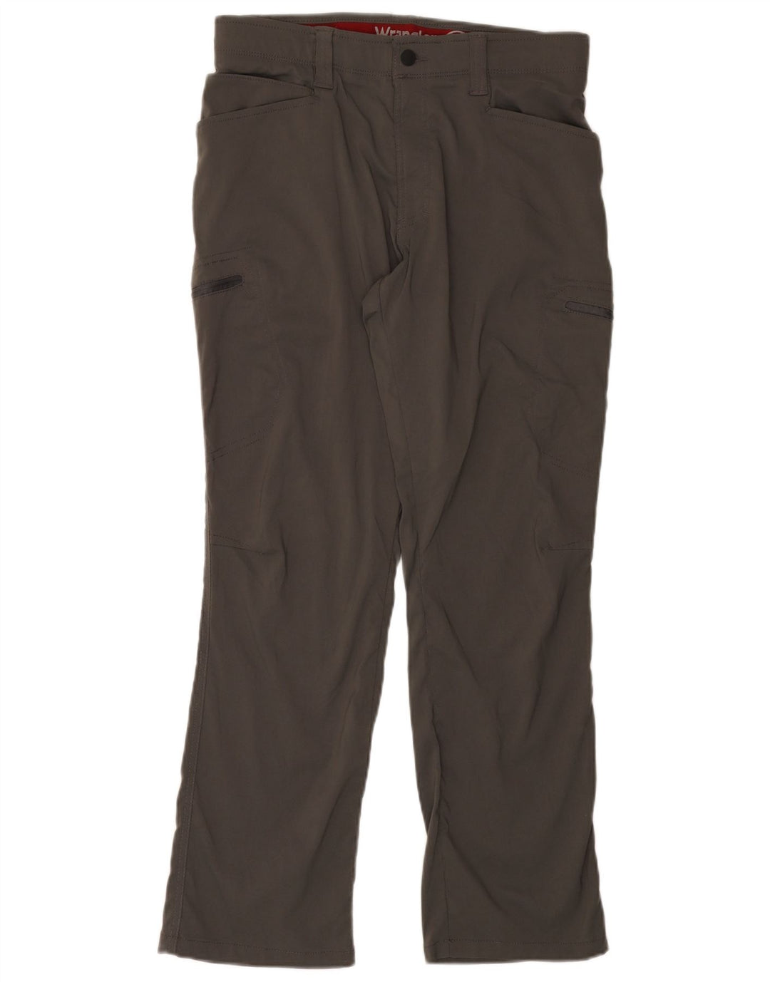 Pantaloni cargo dritti da donna WRANGLER W32 L30 nylon grigio