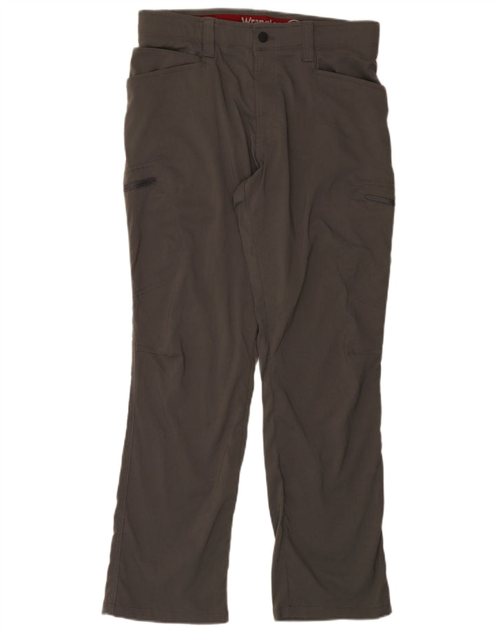 Pantaloni cargo dritti da donna WRANGLER W32 L30 nylon grigio