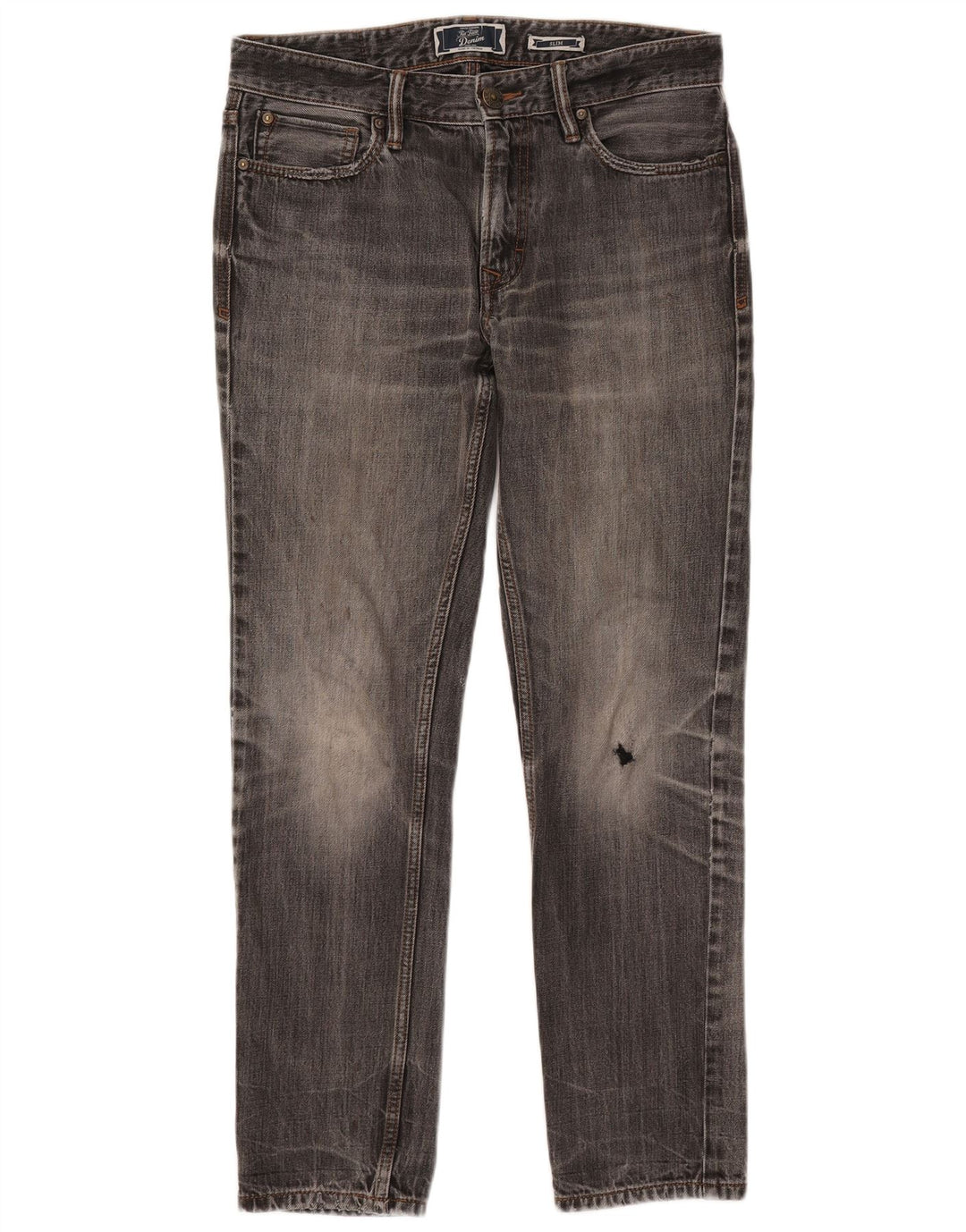 Jeans slim da donna FAT FACE W30 L29 cotone grigio