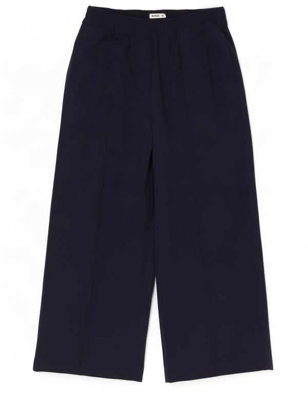 Marks & Spencer Pantalon décontracté pour femme UK 14 Large W32 L28 Bleu marine