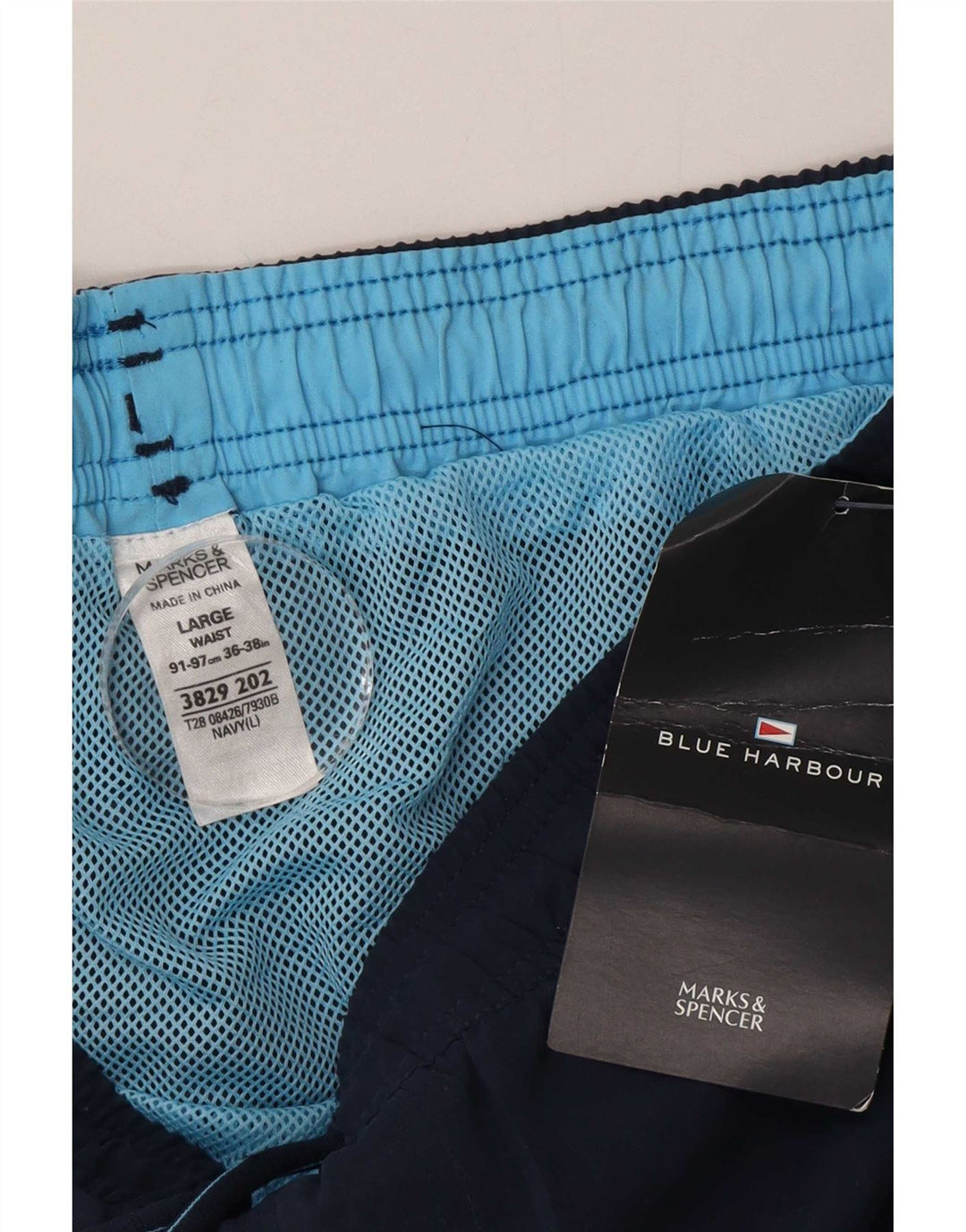 Marks & Spencer Mens Blue Harbour Swimming Shorts Large Navy Blue
