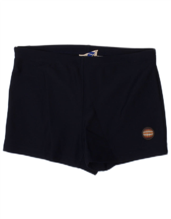 Pantaloncini da bagno Adidas da bambino 7-8 anni in poliestere blu navy