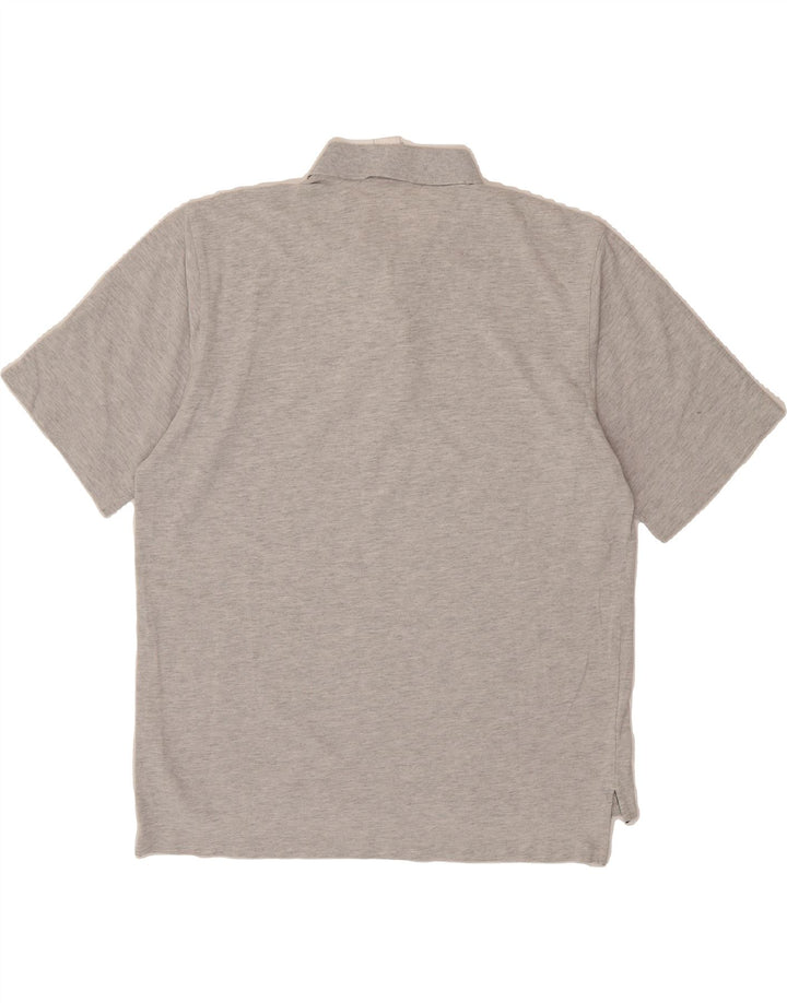 ADIDAS Mens Polo Shirt UK 44/46 Large Grey Vintage Adidas and Second-Hand Adidas from Messina Hembry 