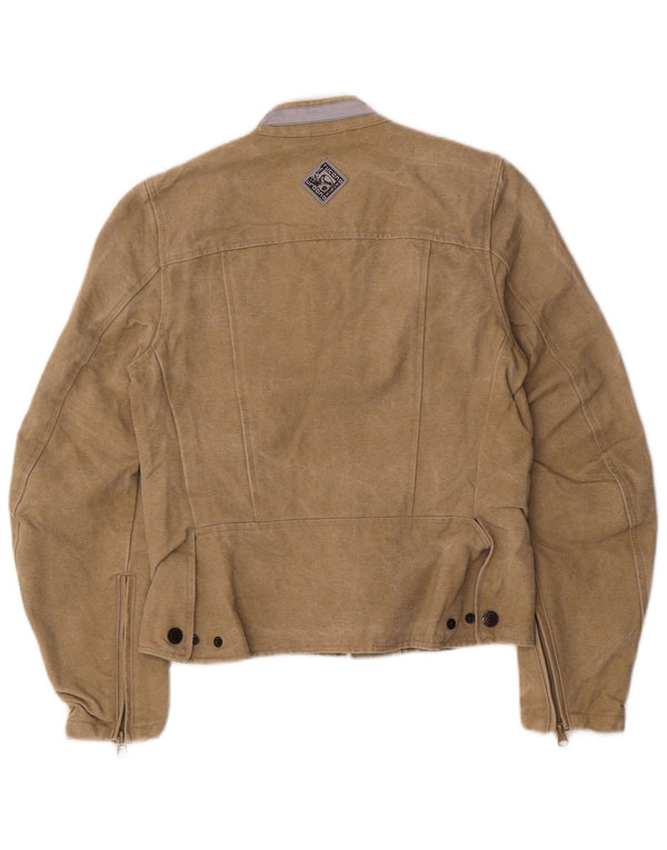 Tucano Urbano Veste Racer Femme UK 10 Petit Coton Beige