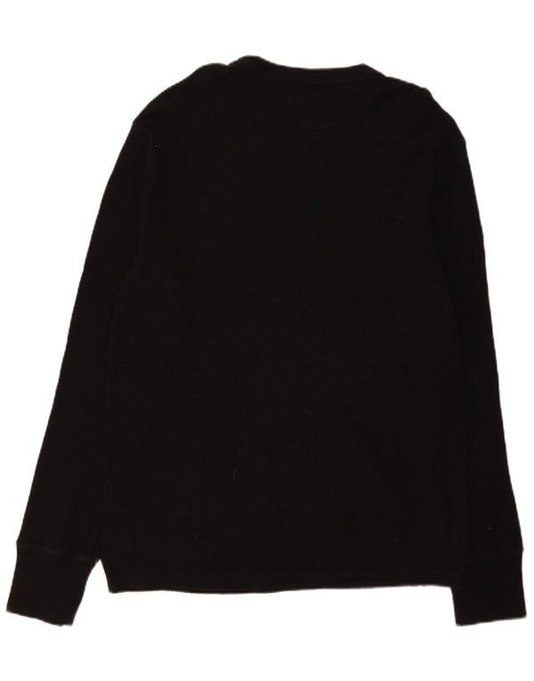 Mossimo Mens Crew Neck Jumper Sweater XL Black Cotton