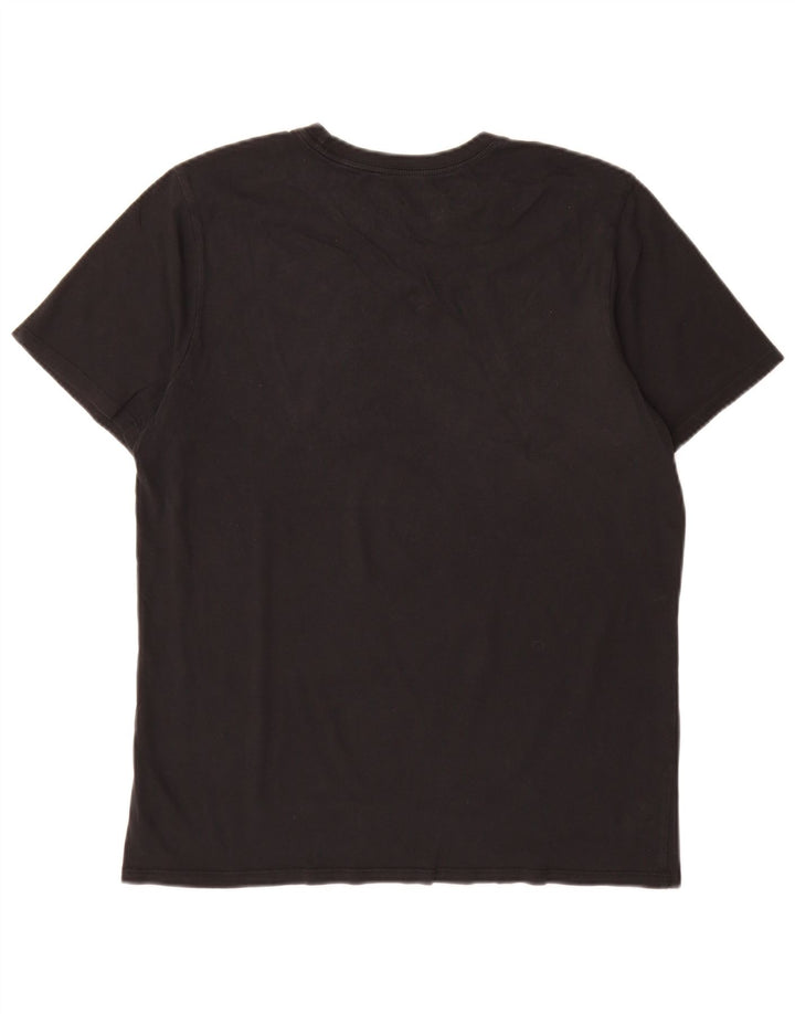 Nike Herre Athletic Cut Grafisk T-shirt Top Medium Sort Bomuld