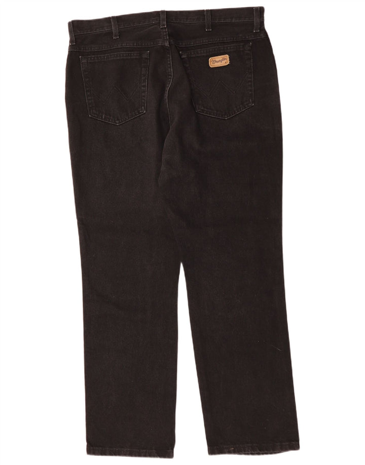Wrangler Mens Straight Jeans W28 L32 Black