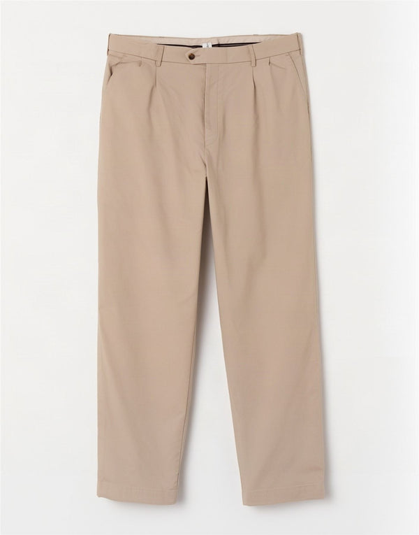 Męskie spodnie chino w stylu vintage W38 L32 Beżowa bawełna