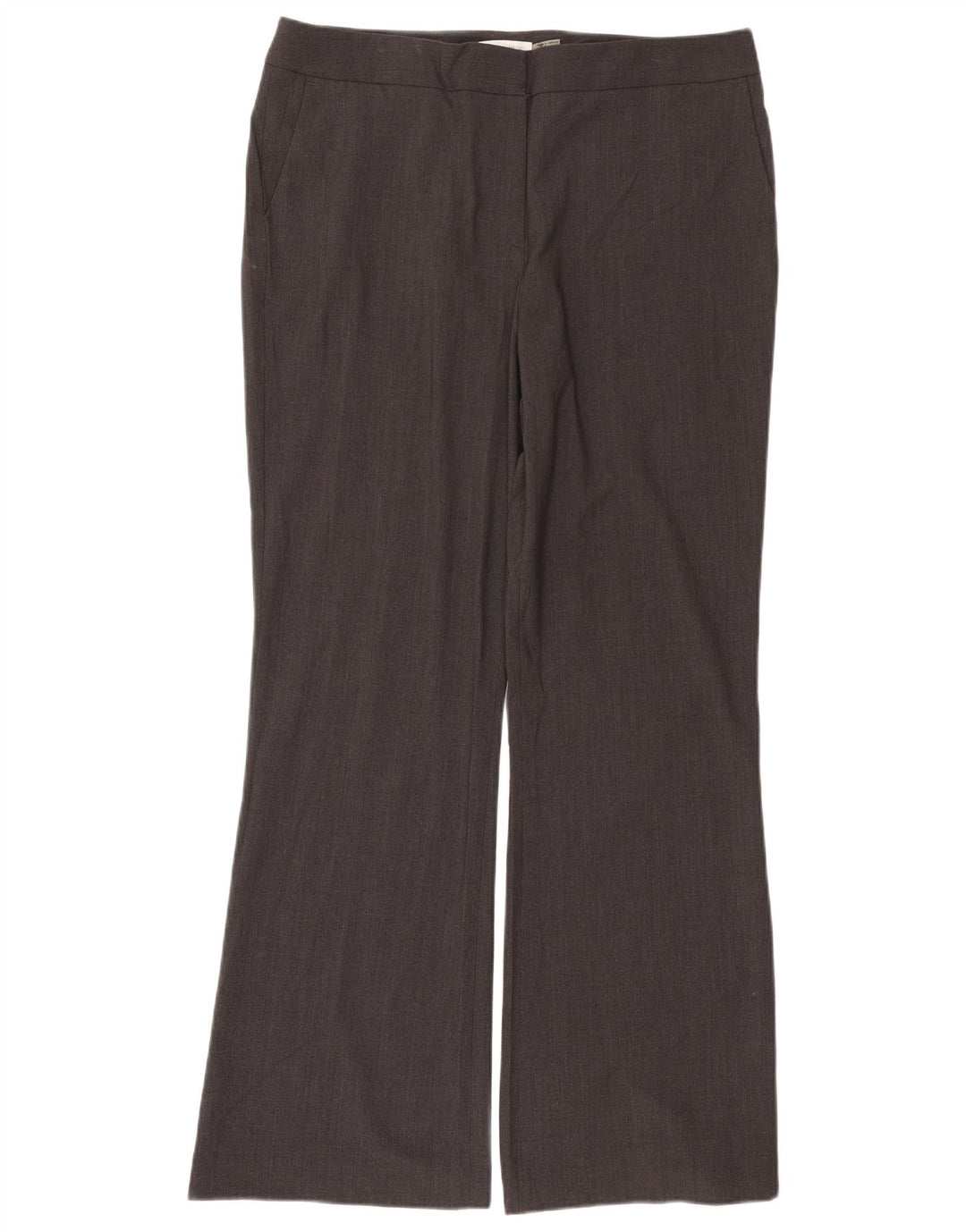 Calvin Klein Womens Bootcut Suit Trousers US 16 XL W38 L32 Grey Polyester