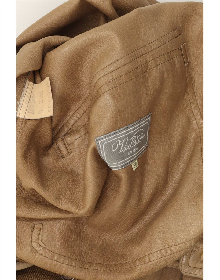 Giacca in pelle da uomo Valstar IT 56 3XL Marrone