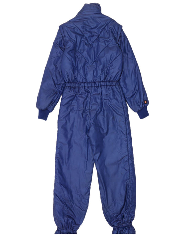 Ellesse Womens Ski Jumpsuit IT 46 Large Navy Blue Nylon