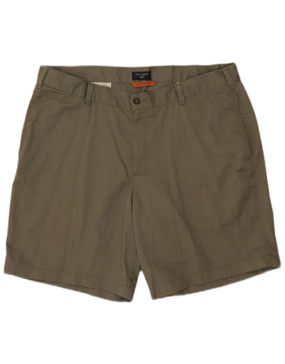 Dockers Mens Stain Defender Chino Shorts W38 XL Khaki