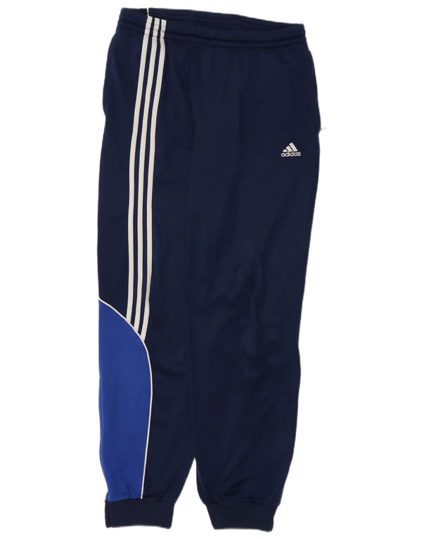 Adidas Træningsdragt til mænd Joggers UK 42/44 Medium Navy Blue Polyester