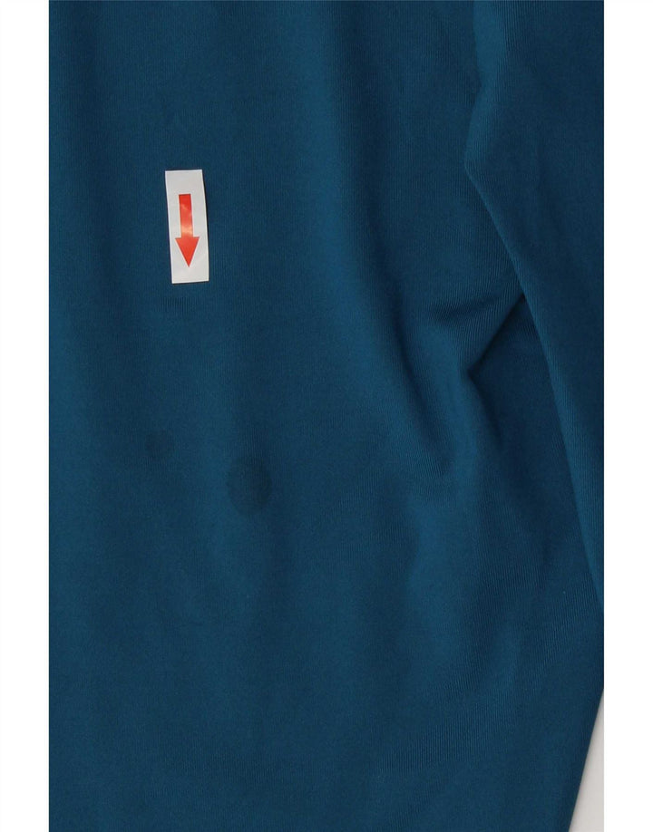 Damskie legginsy Puma Graphic UK 12, średni niebieski, poliester z blokami kolorów