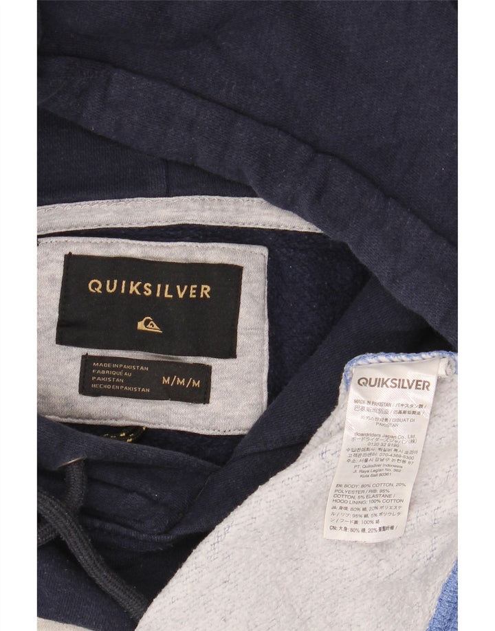 Quiksilver Mens Graphic Hoodie Jumper Medium Multicoloured Colourblock