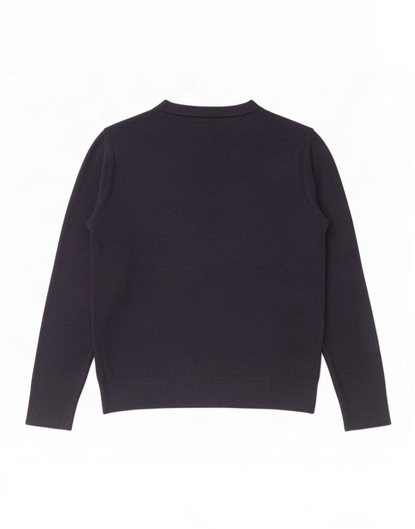 Marks & Spencer Γυναικείο πουλόβερ με λαιμόκοψη UK 12 Medium Navy Blue