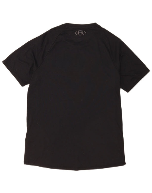 Męski t-shirt Under Armour Heat Gear, mały, czarny poliester