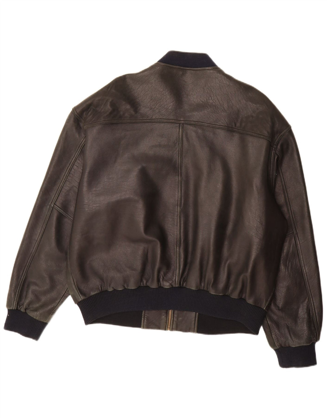 Jaqueta de couro masculina Trapper IT 54 2XL preta