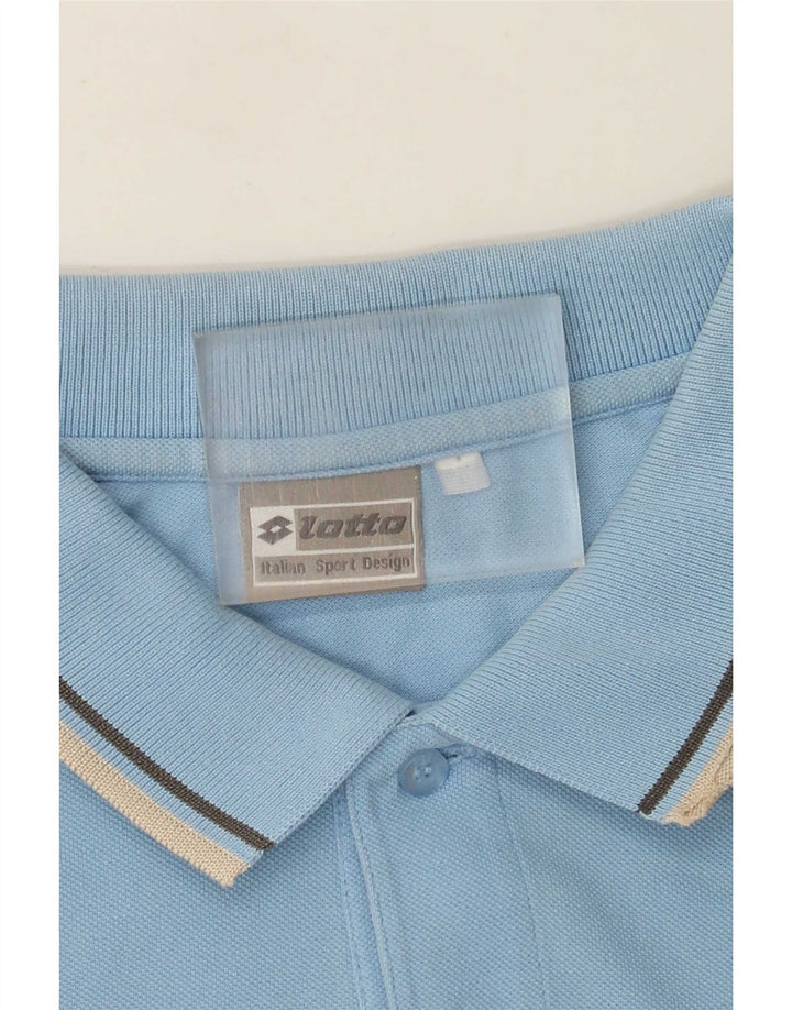 Lotto Mens Polo Shirt XL Blue