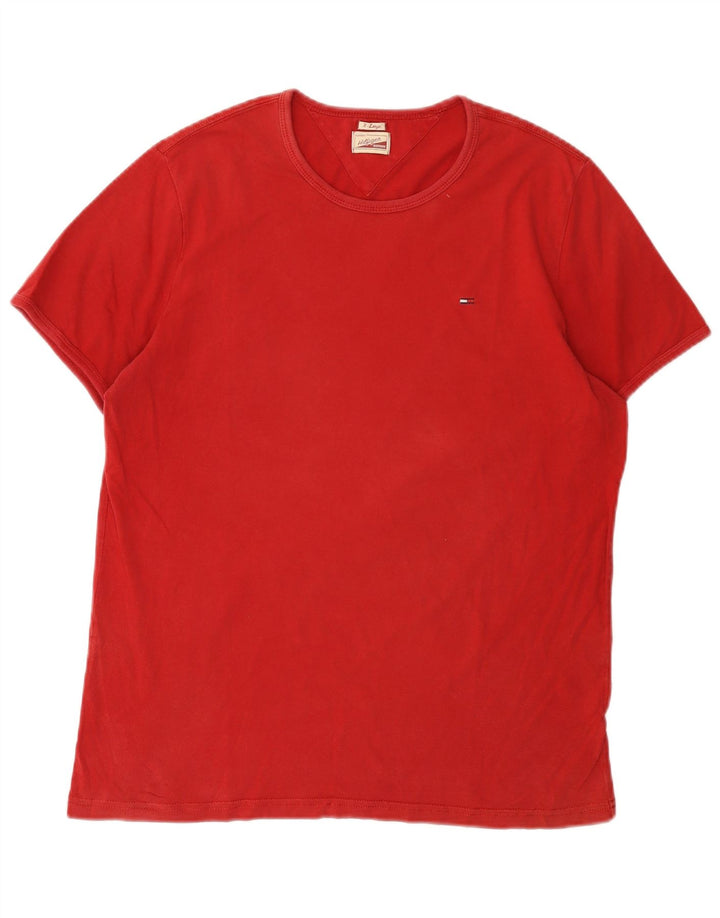 Maglietta da uomo Tommy Hilfiger Top XL rossa