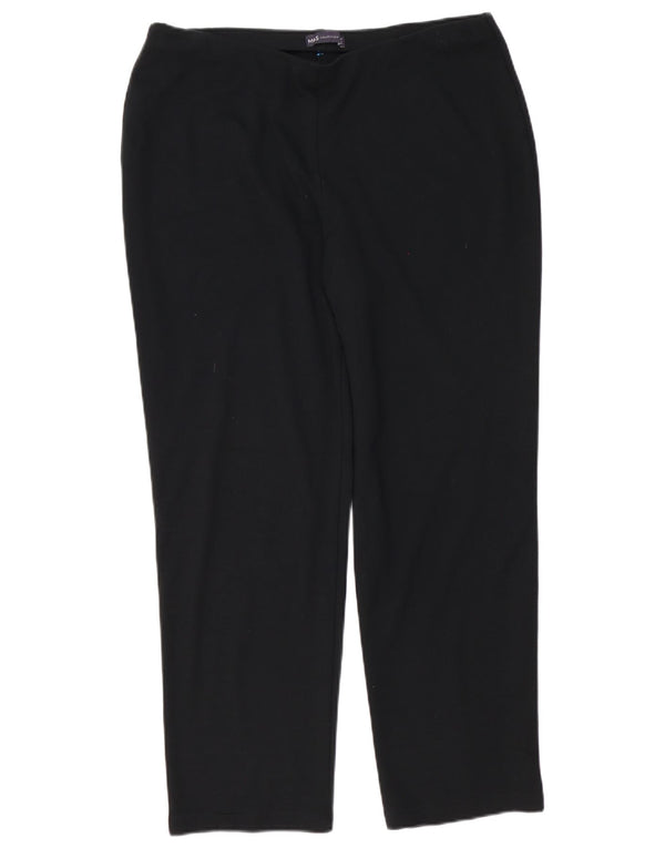 Marks & Spencer Lige fritidsbukser til kvinder UK 16 Large W36 L28 Black