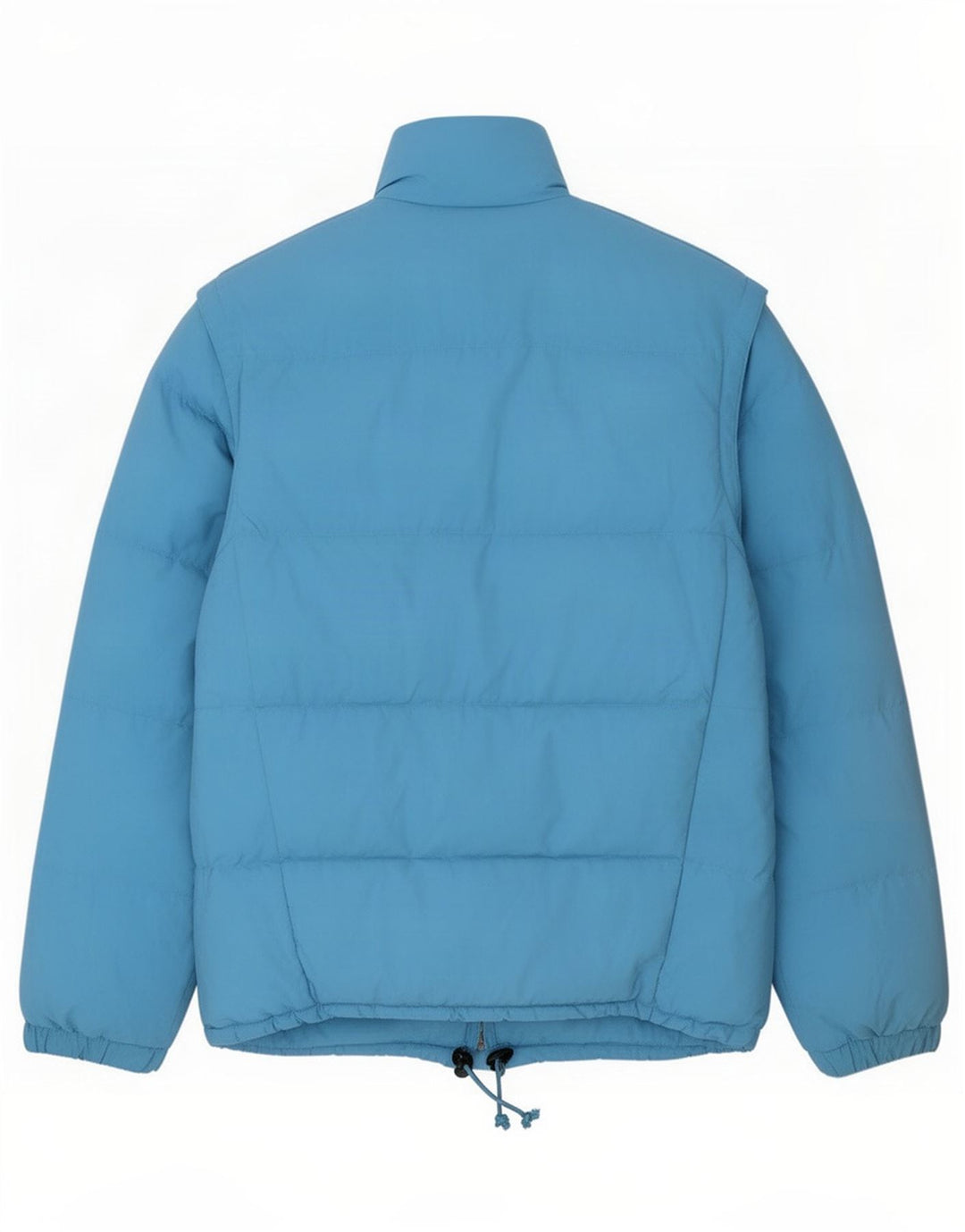 Chaqueta acolchada vintage para hombre Reino Unido 40 Poliamida azul grande