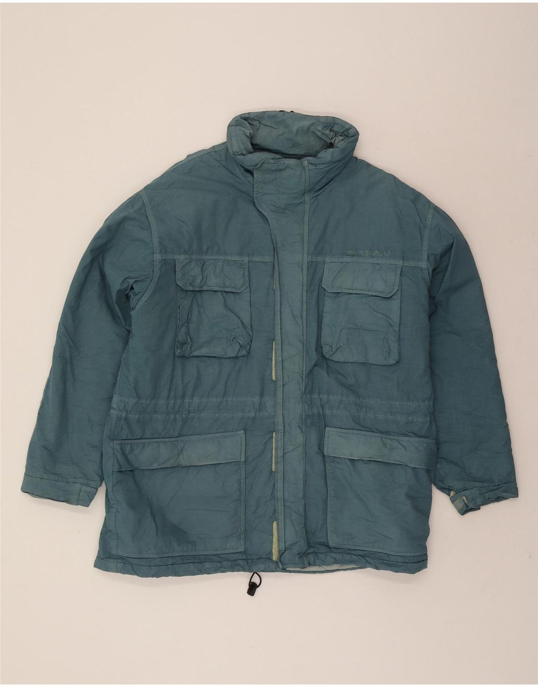 INVICTA Mens Utility Jacket UK 42 XL Blue Vintage Invicta and Second-Hand Invicta from Messina Hembry 