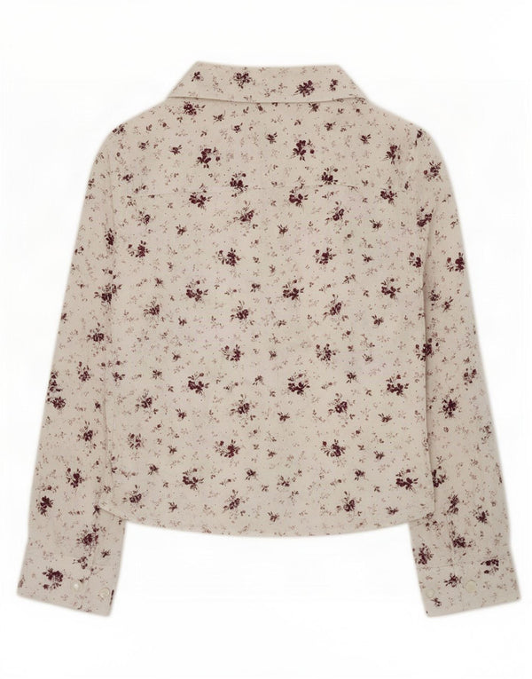 Camicia da donna Laura Ashley UK 12 Medium White Floral
