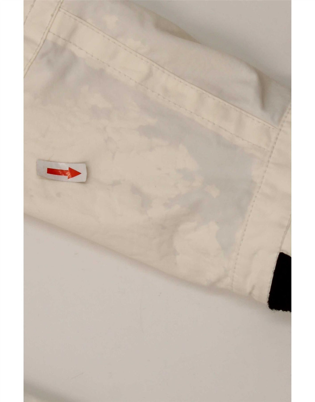 Museum Mens Graphic Utility Jacket UK 38 Medium White Colorblock Nylon