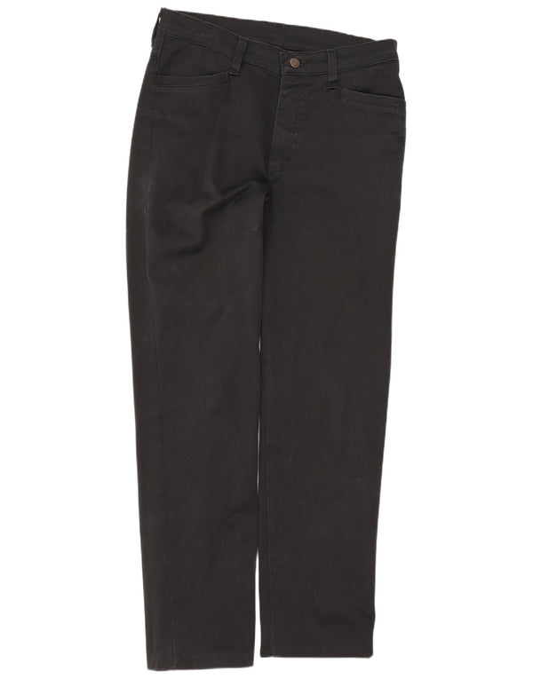 Wrangler muške ravne ležerne hlače W30 L30 crne