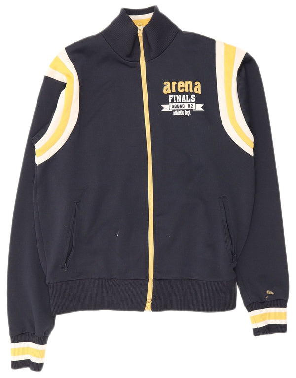 Arena Veste de Survêtement Graphique Homme Bleu Marine Moyen Colourblock