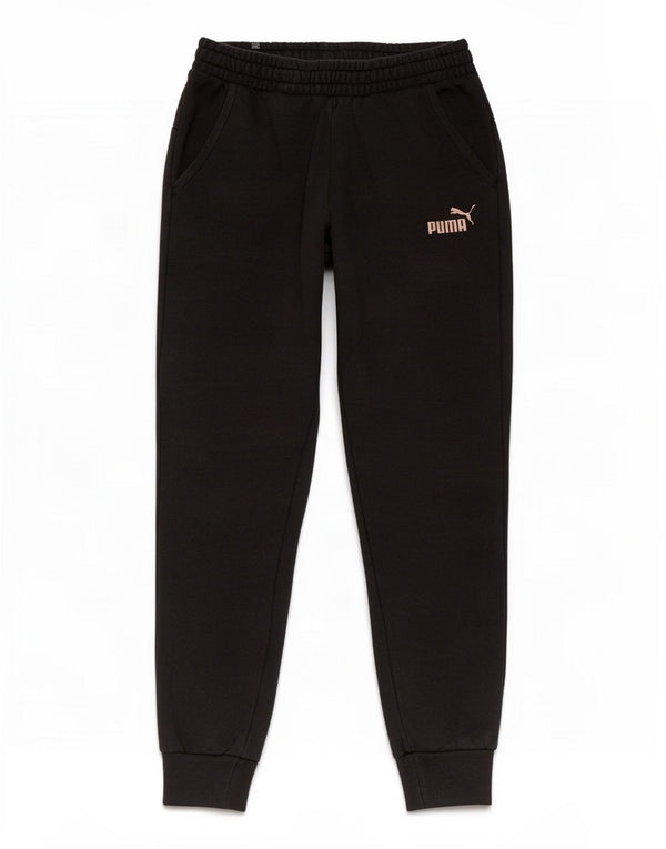 Puma Mens Tracksuit Trousers Joggers Small Black Cotton