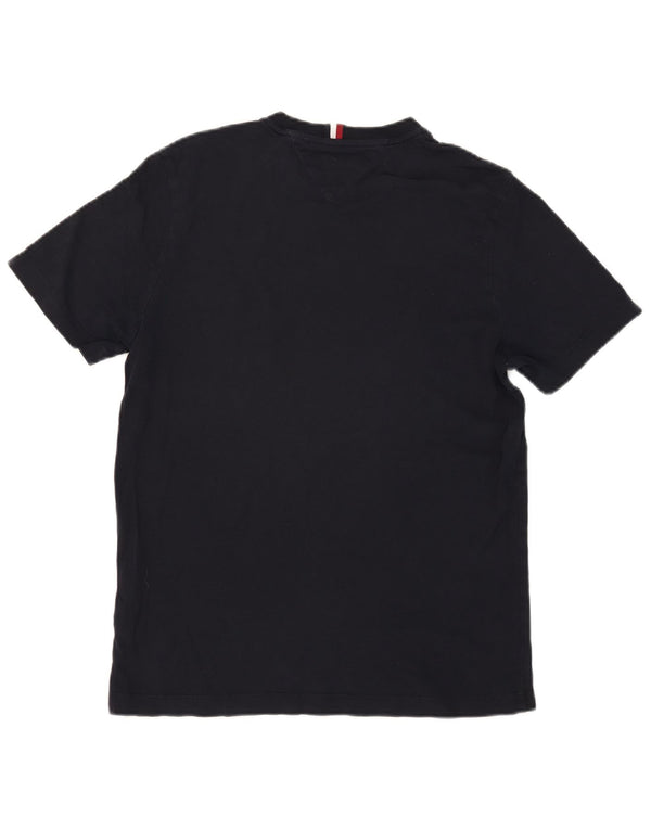 Tommy Hilfiger T-Shirt Regular Fit Homme Bleu Marine Moyen